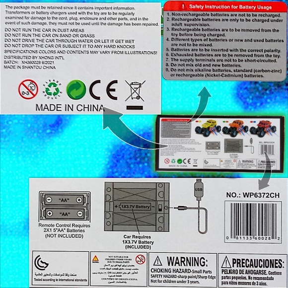 Wonder Play Remote Controlled Climbing SUV with 4WD & 3D Lights | Rechargeable - Picture 11 of 17